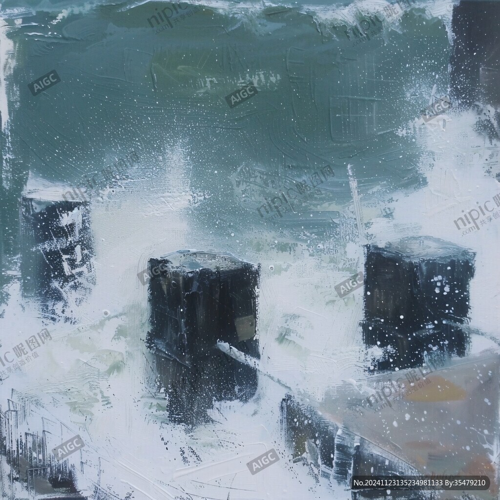 魔方油画