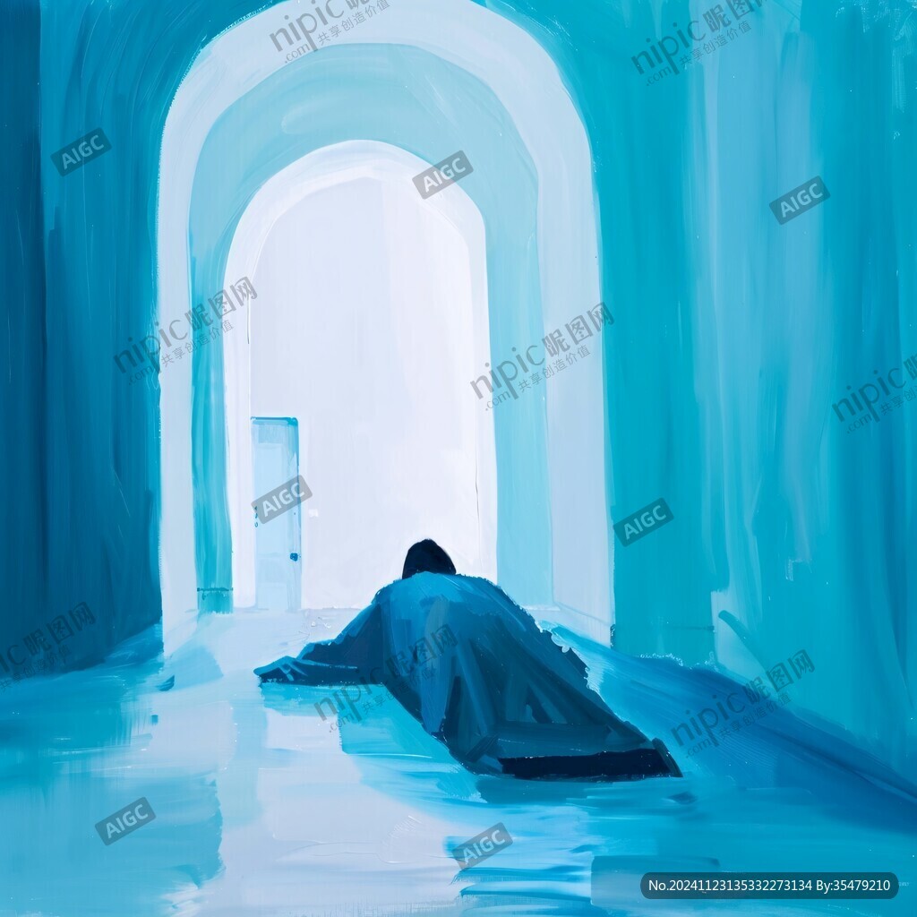 孤独的灵魂插画