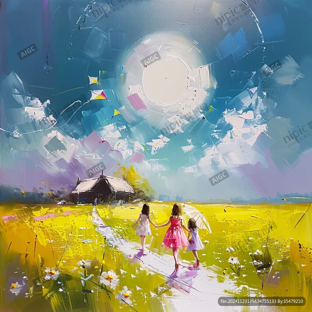 童年插画梦幻童年