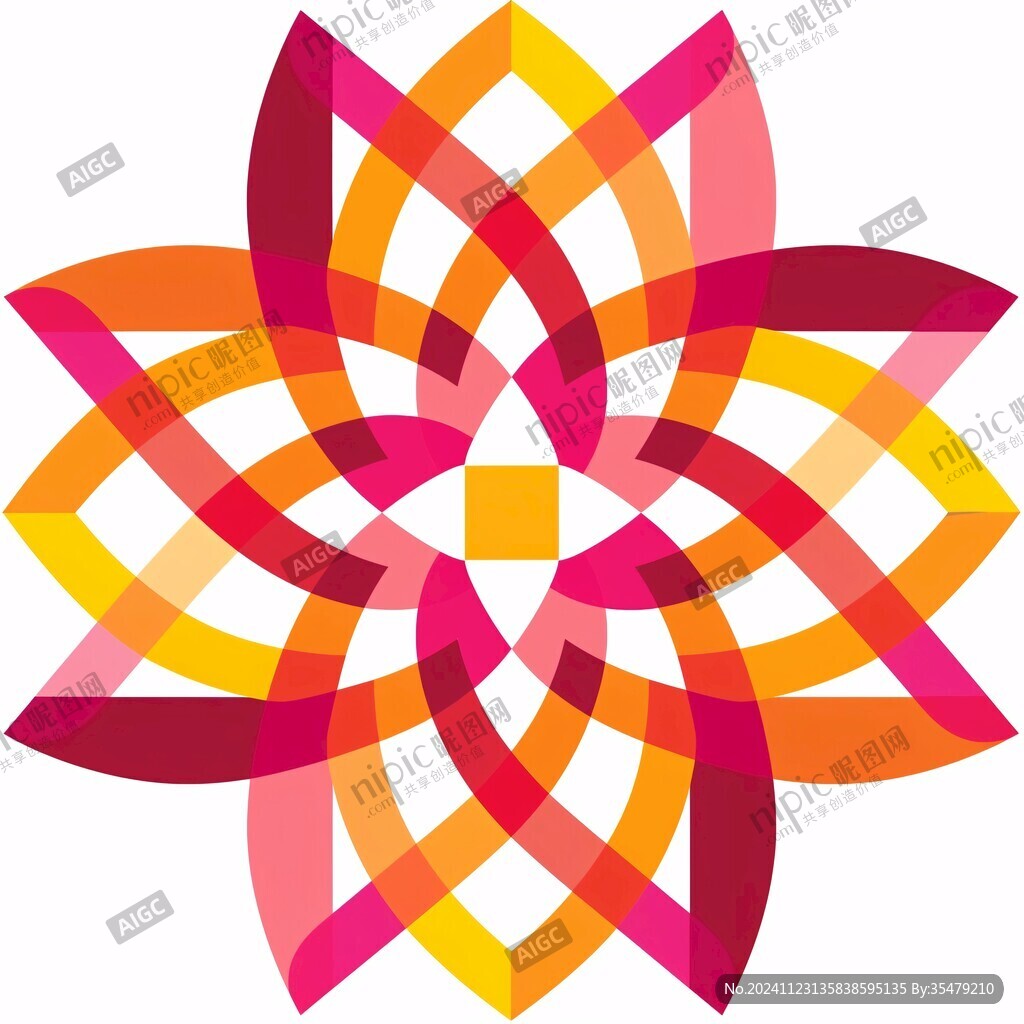 花形旋转logo