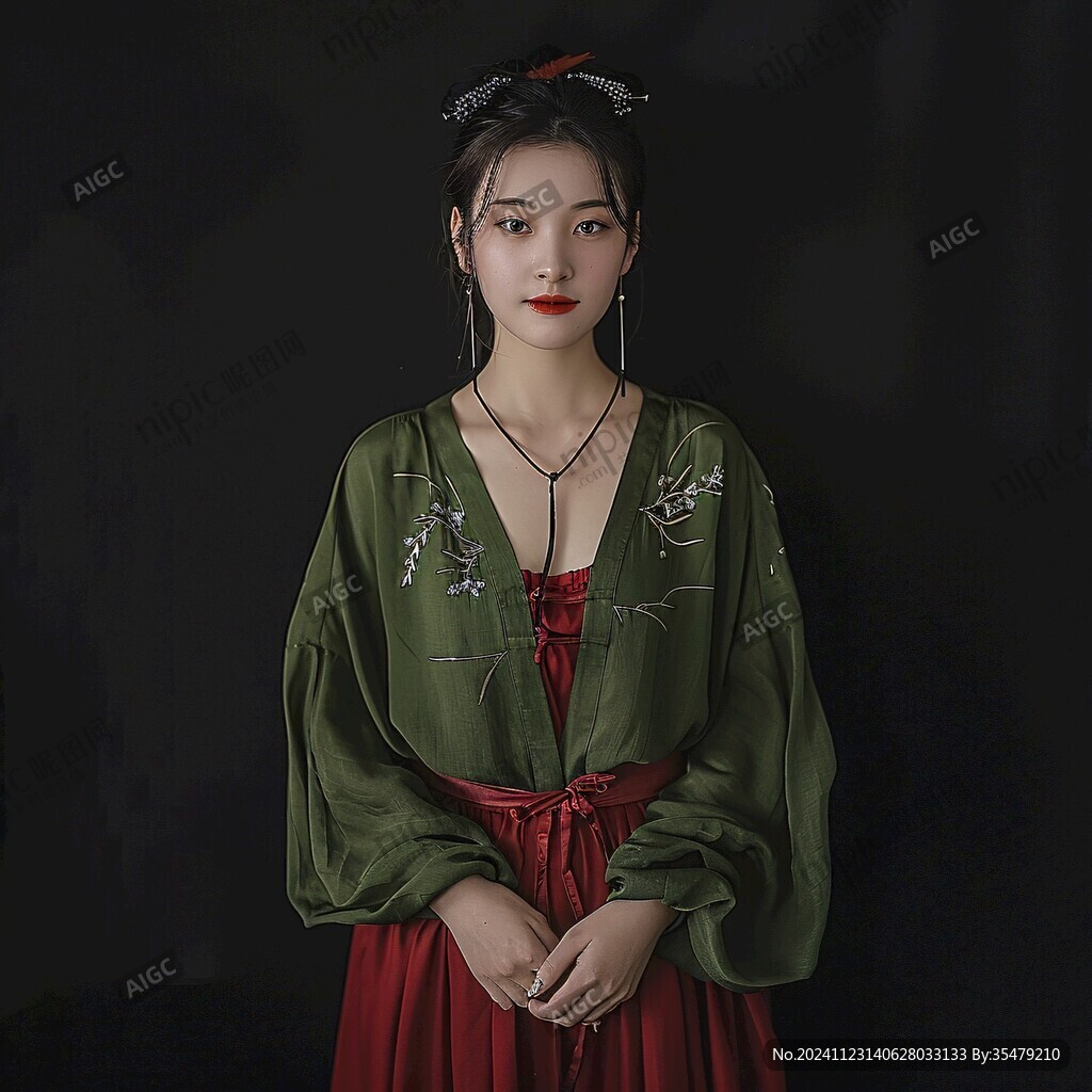 汉服拍照化妆