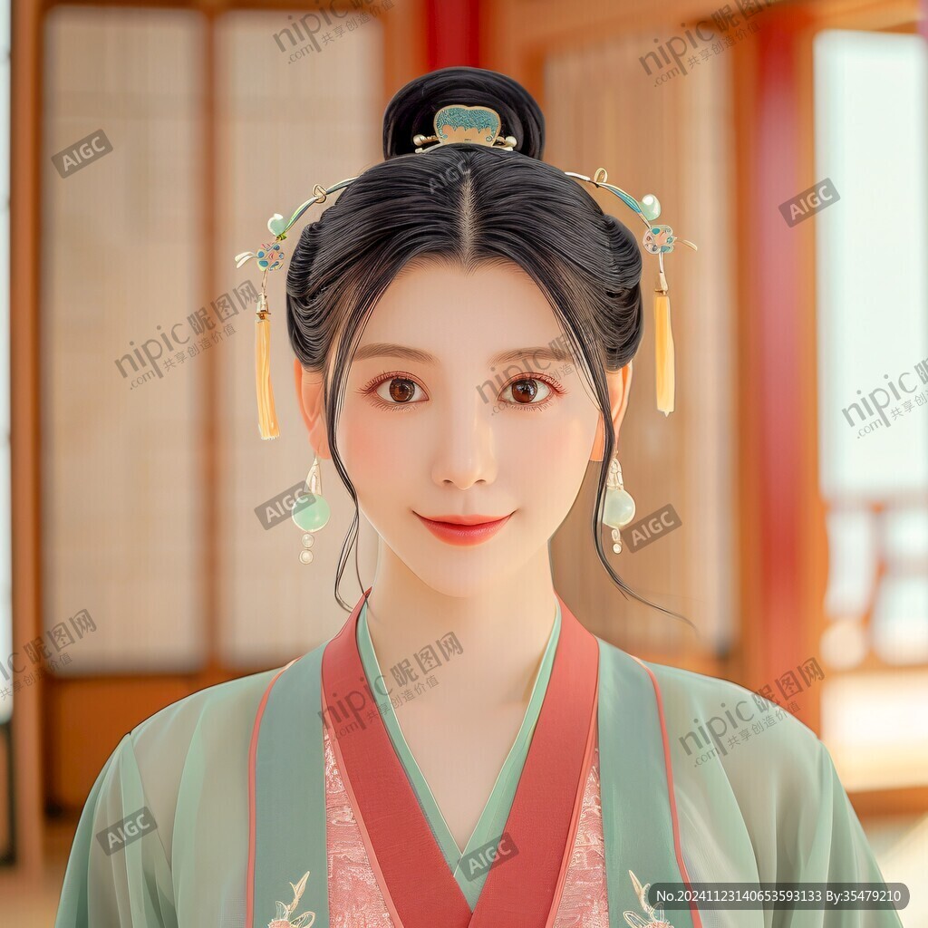 写实人物插画