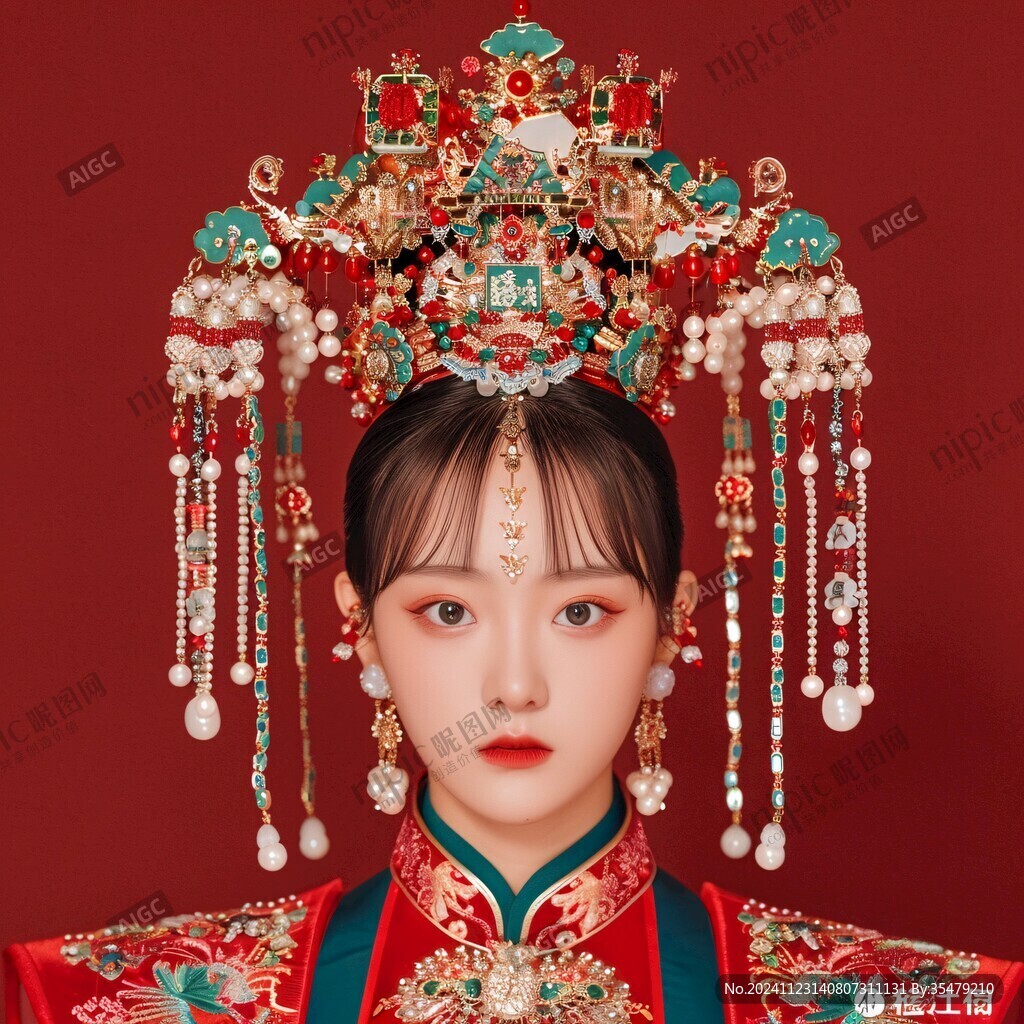 汉服秀禾装饰