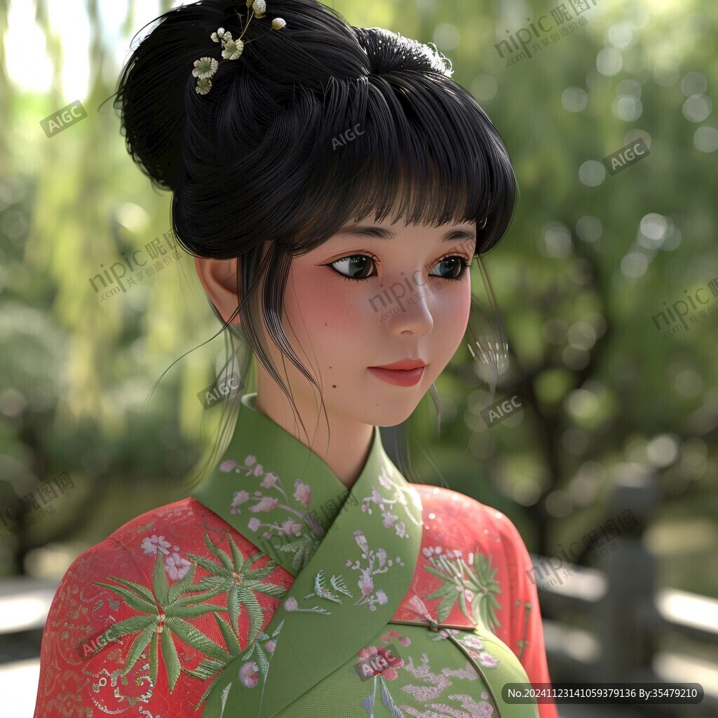 昆曲装扮模型