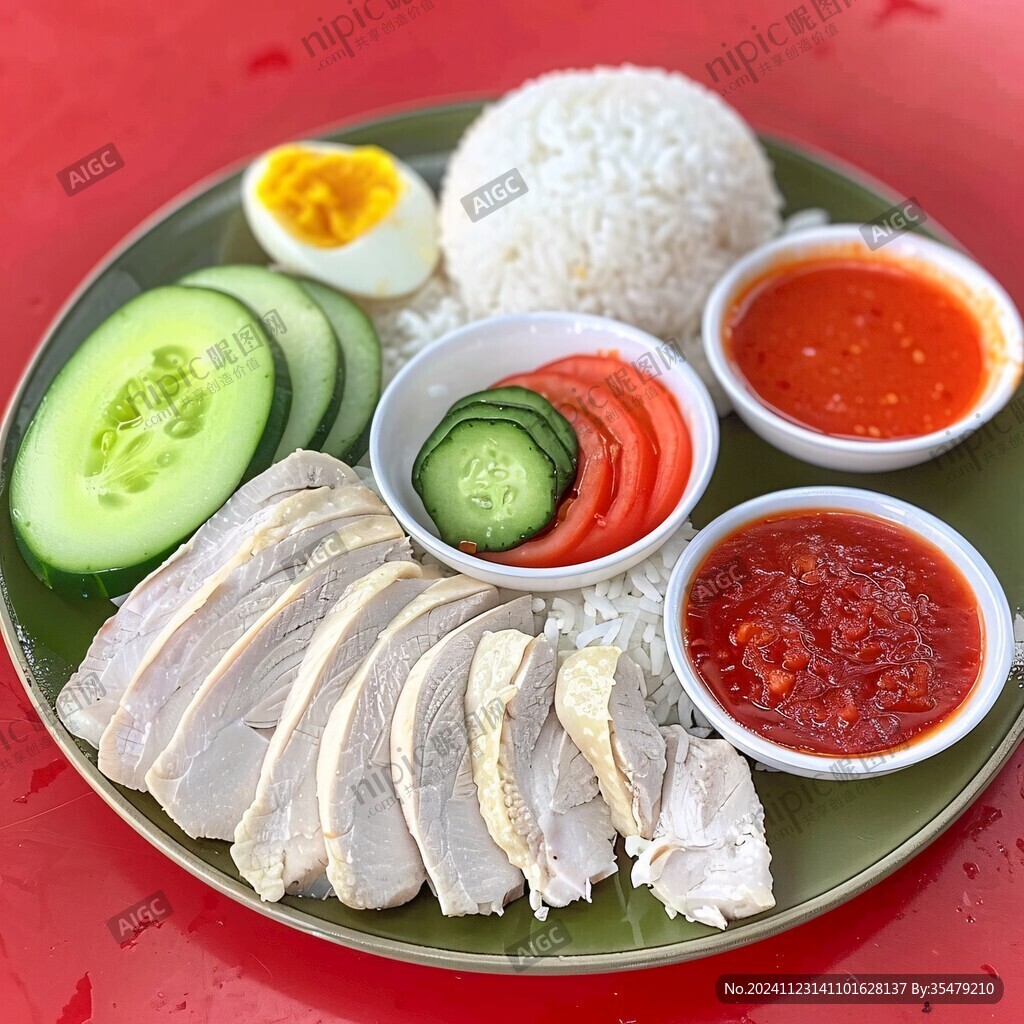 白切鸡饭套餐