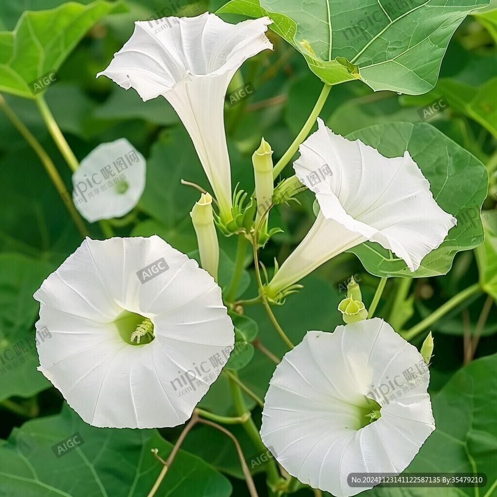 白边牵牛花