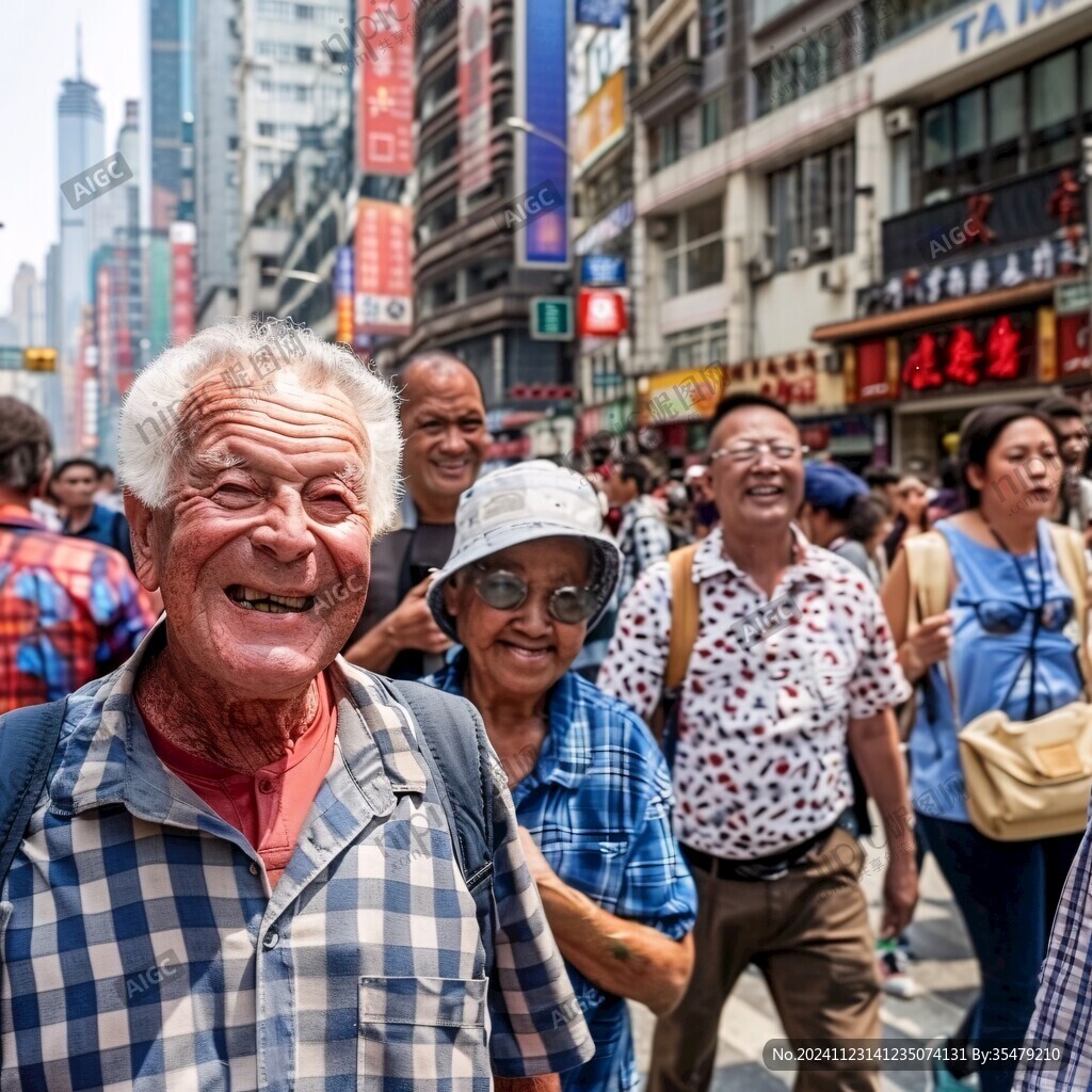外滩的游客