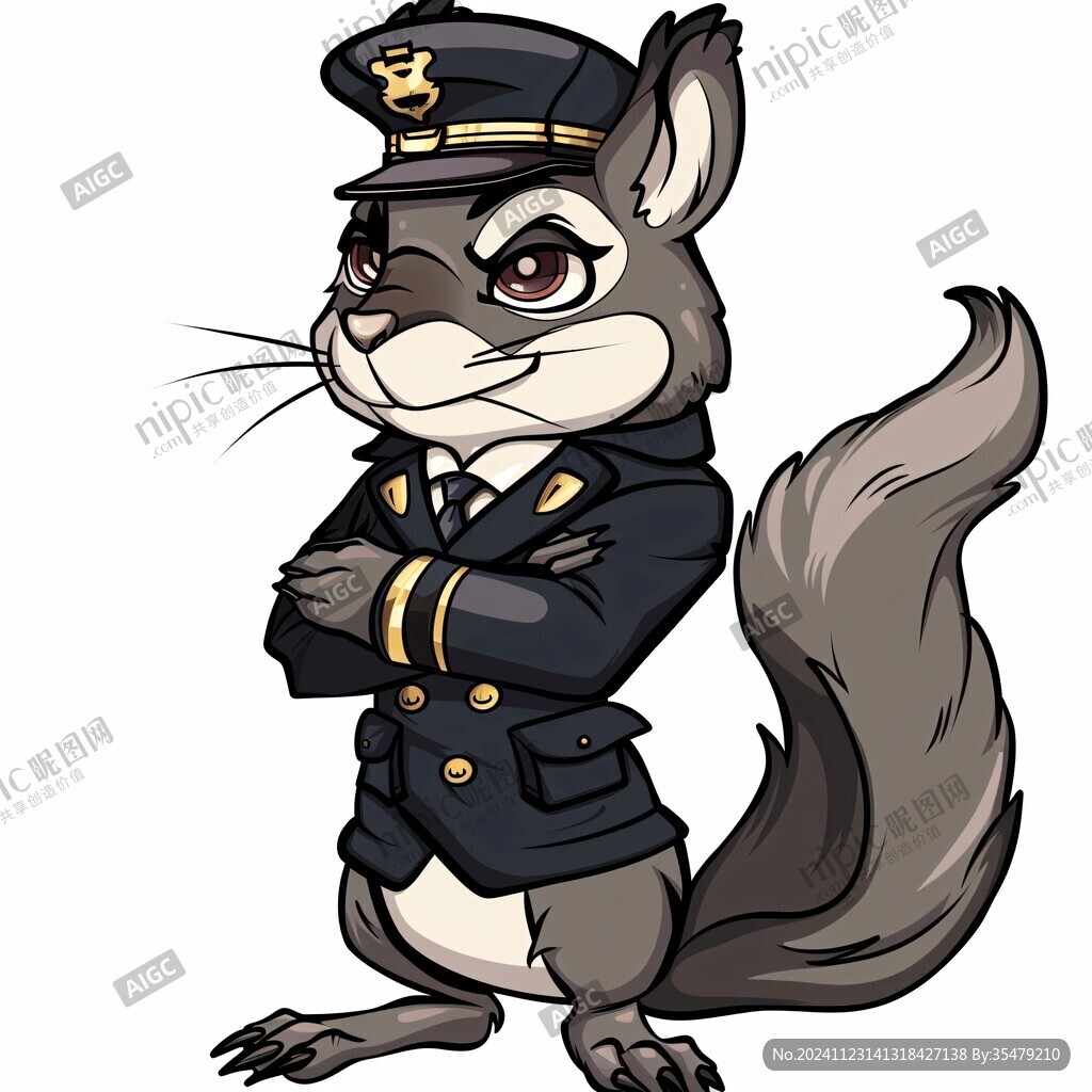 动漫卡通松鼠
