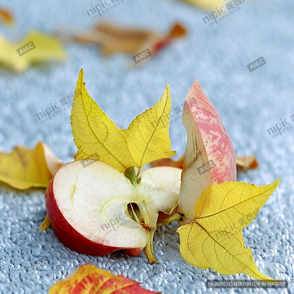 落地的苹果凋零