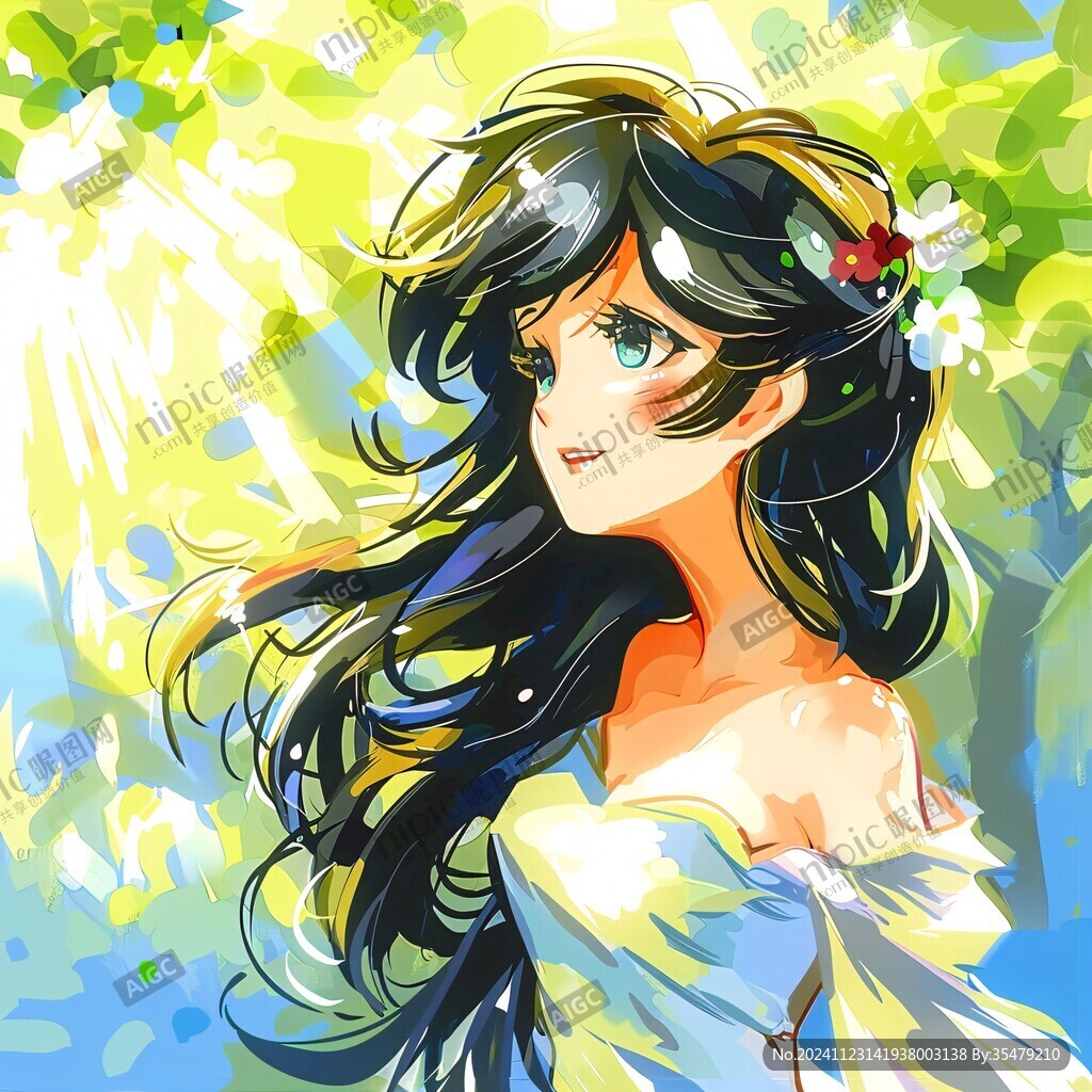 板绘少女