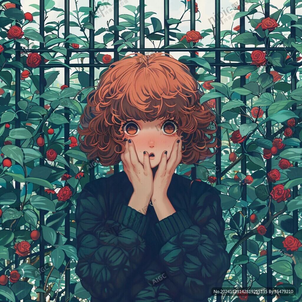 荔枝水果女孩