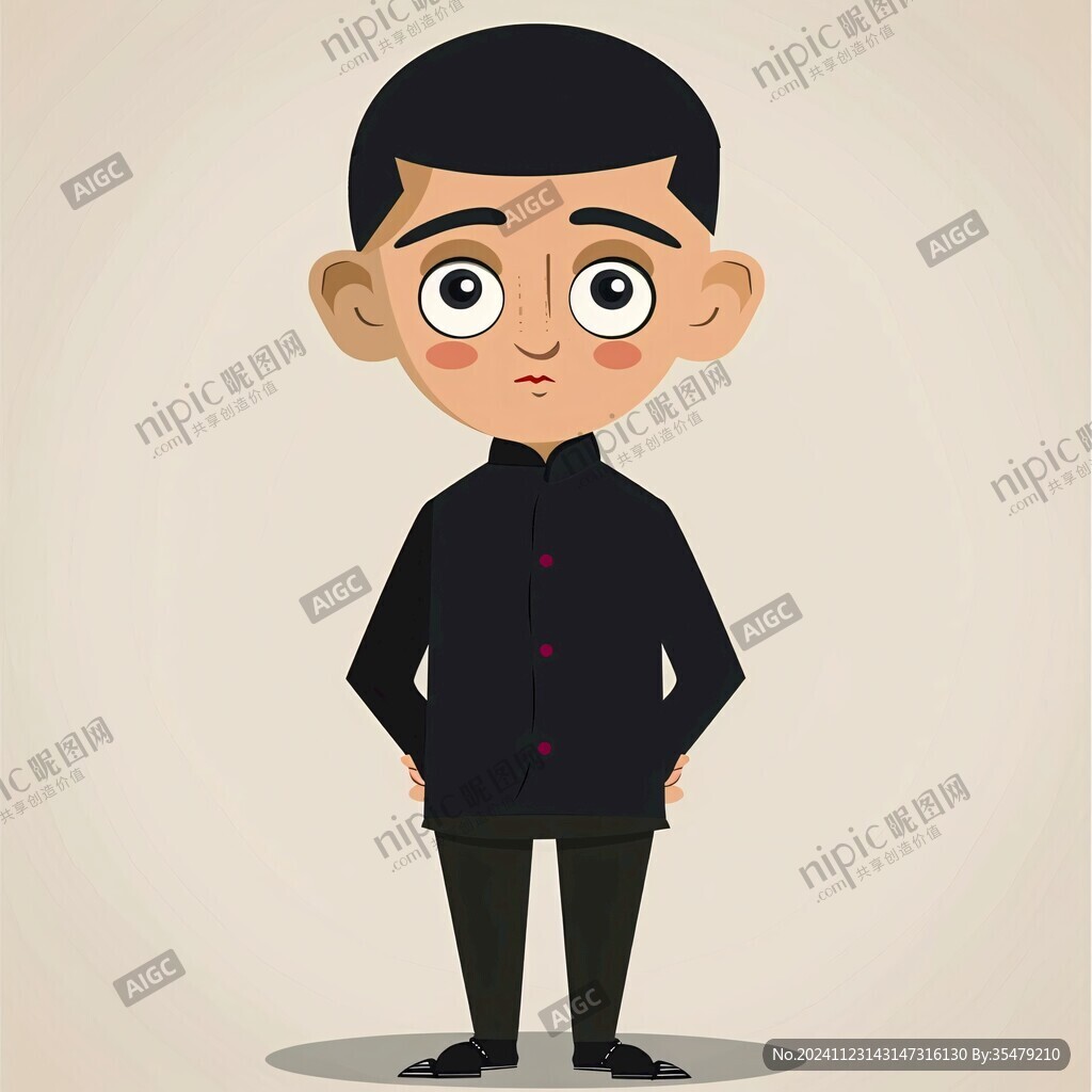 男生卡通形象设计