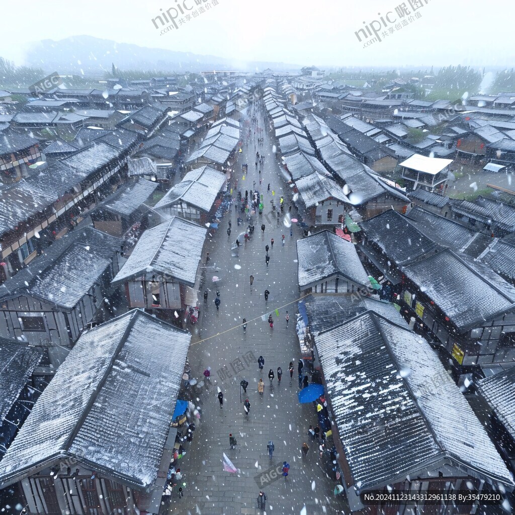 航拍影视城