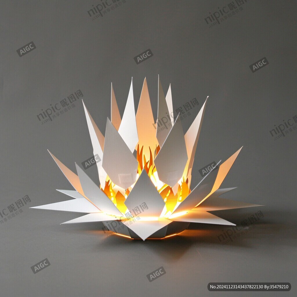 莲花蜡烛灯