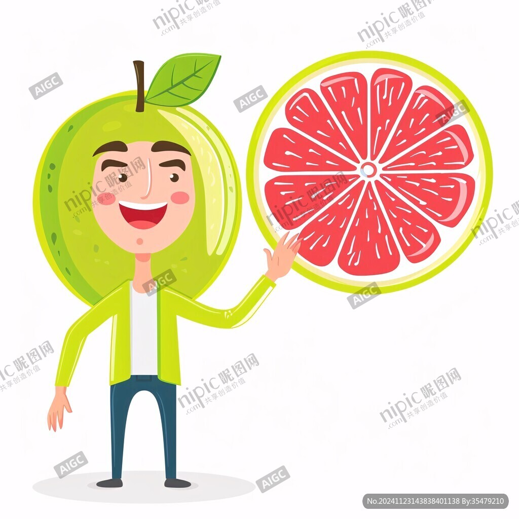 蜜柚卡通形象