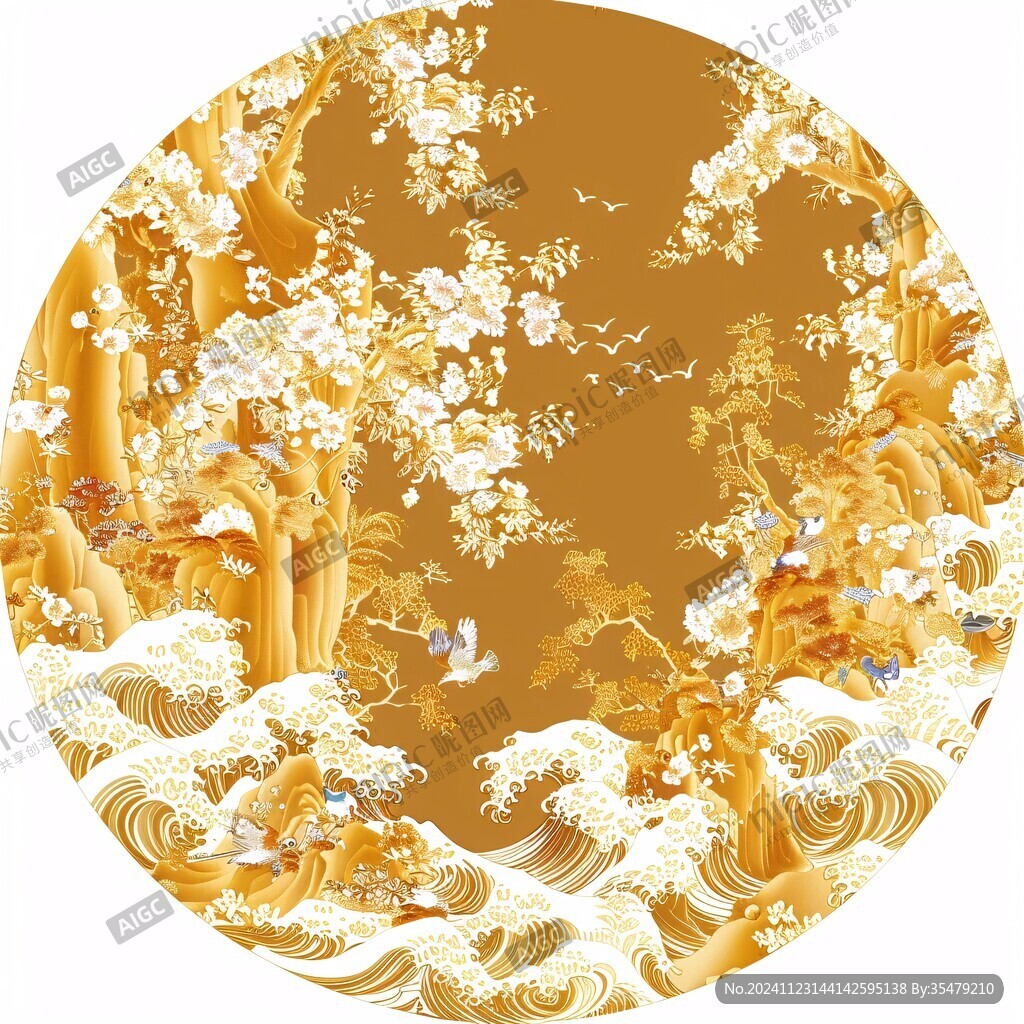 新中式松鹤延年