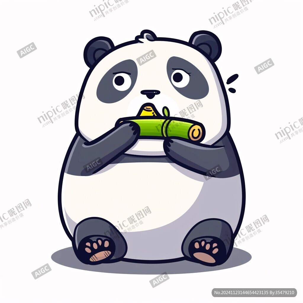 原创卡通熊猫卡通形象