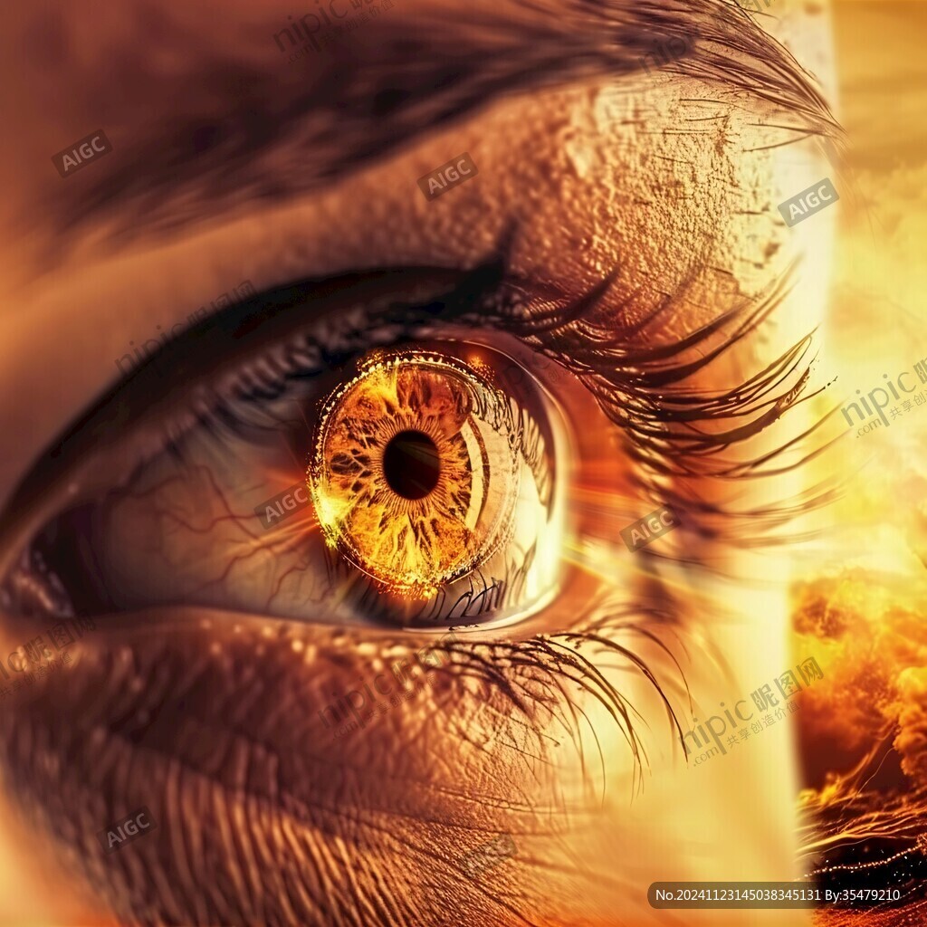 金色眼睛眼界世界