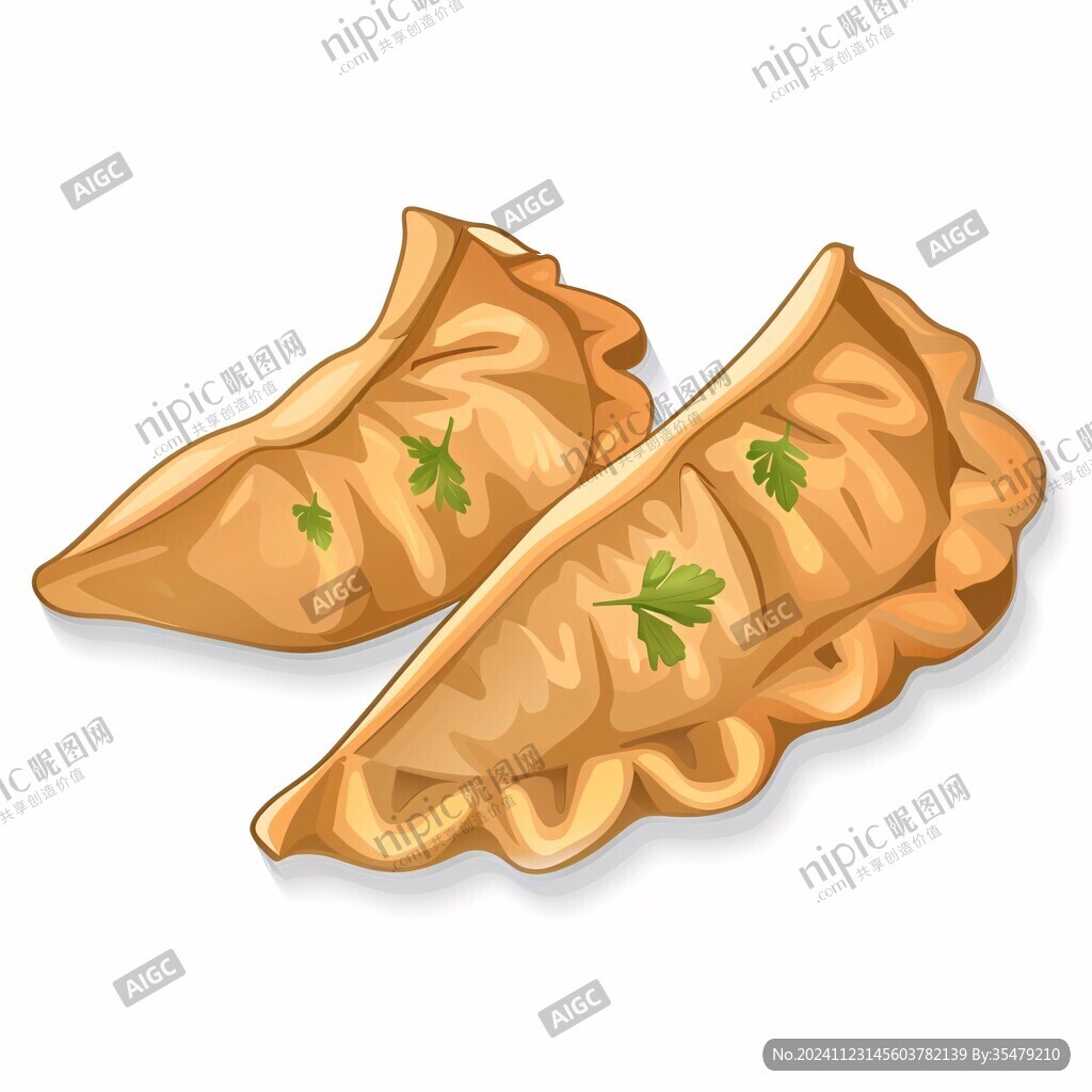 肉粽插画