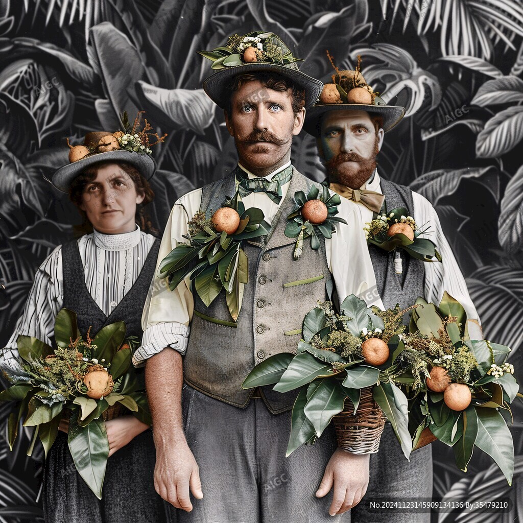 砂糖橘插画设计