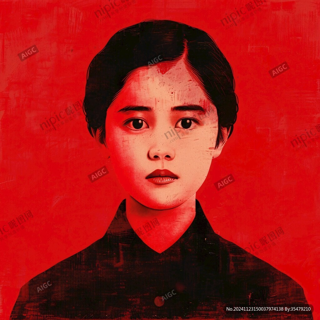 丙烯肖像画