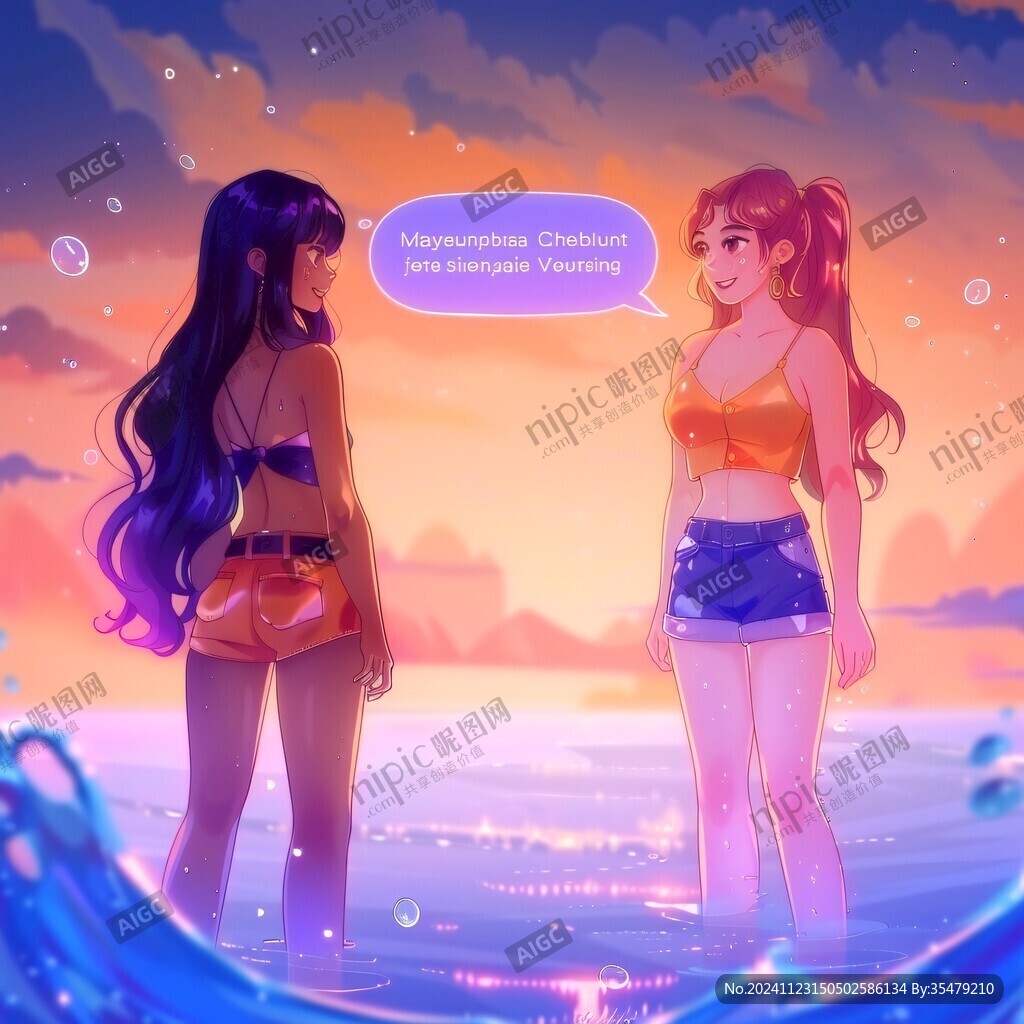 水拟人化