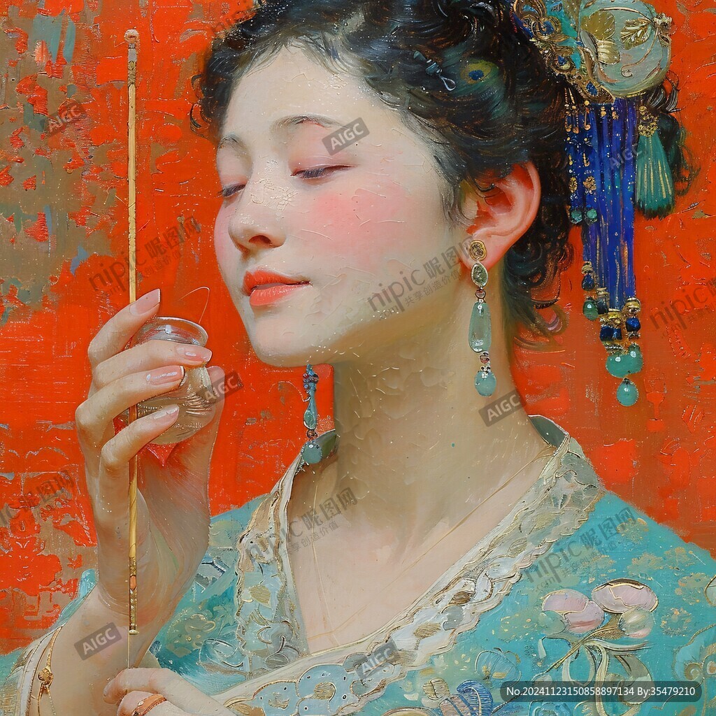 汉服秀禾装饰