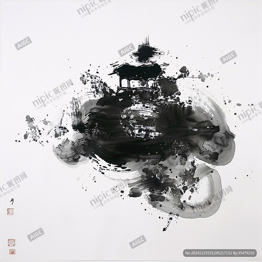 水墨禅意象
