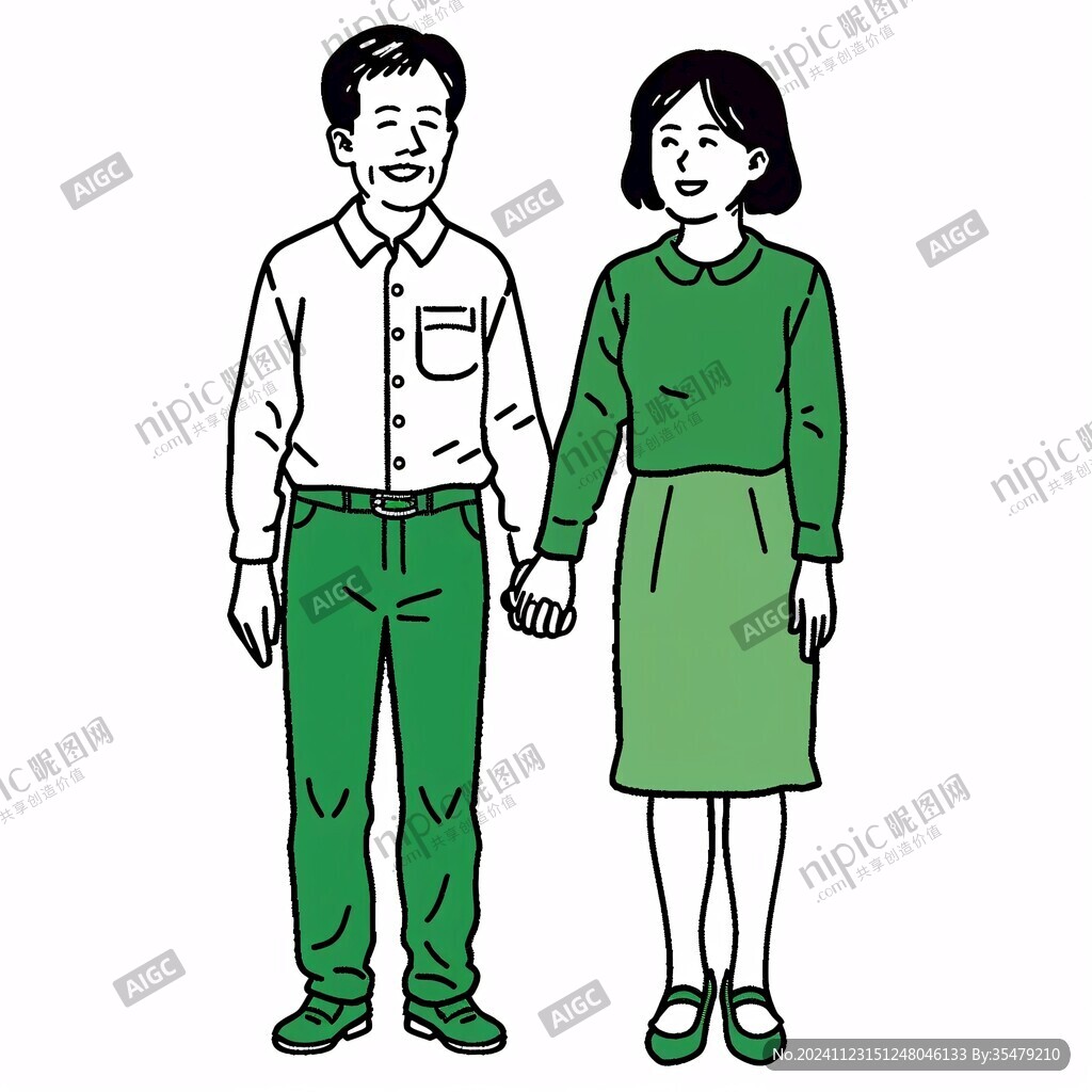 夫妻人物形象