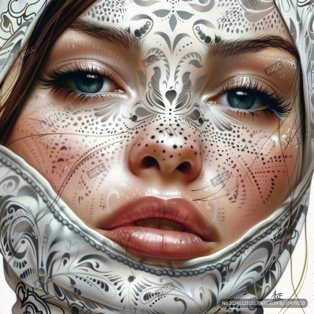 维吾尔美女插画