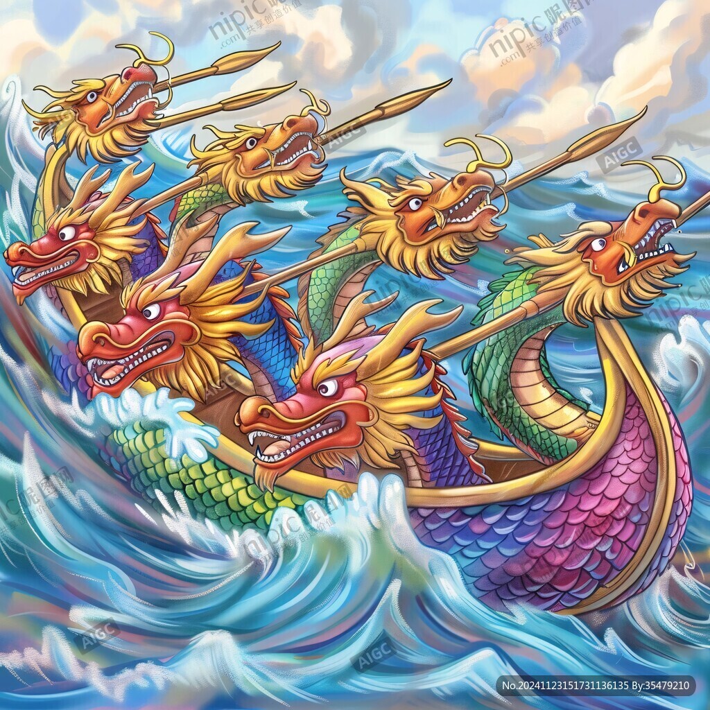 龙年系列包装插画