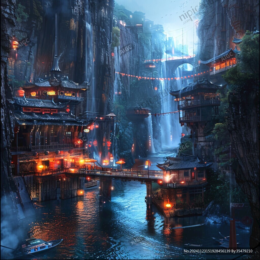 古风场景概念图