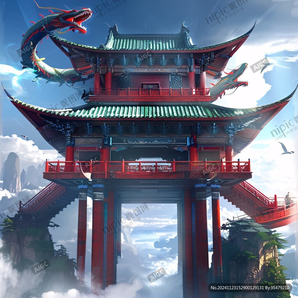 古风仙境天上宫阙