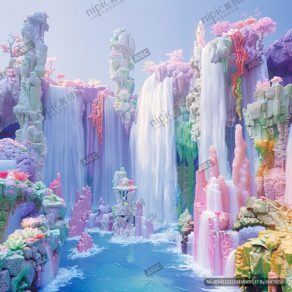 西游记外景瀑布