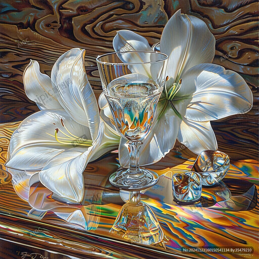 3d立体花卉油画