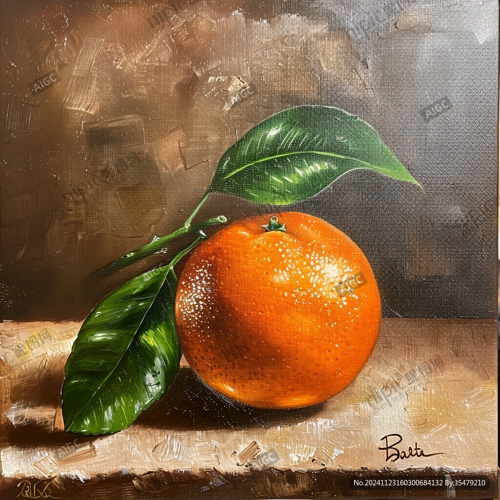 砂糖橘插画设计