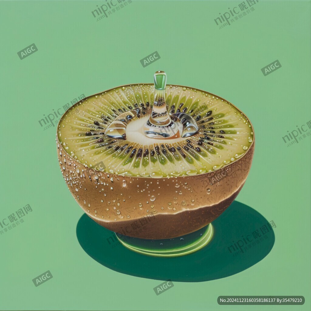lowpoly奇异果