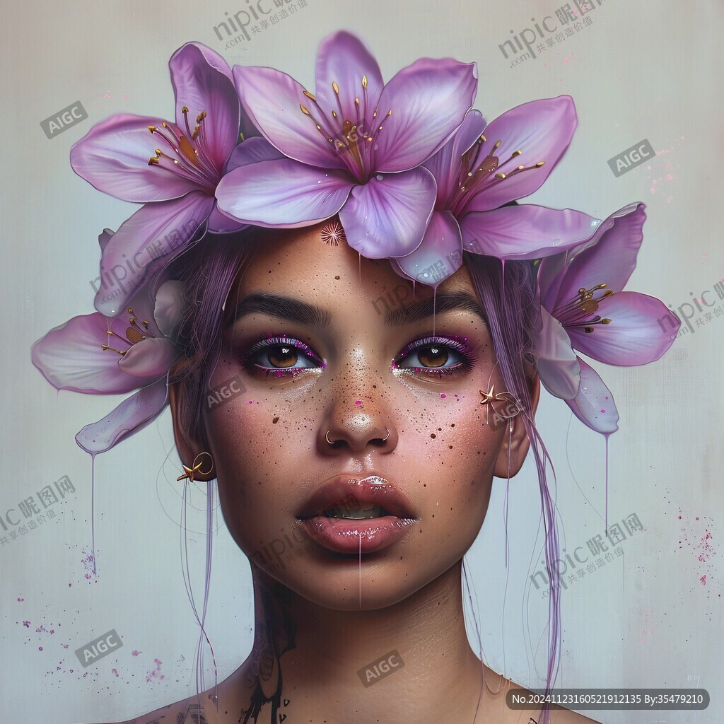 写实人物插画