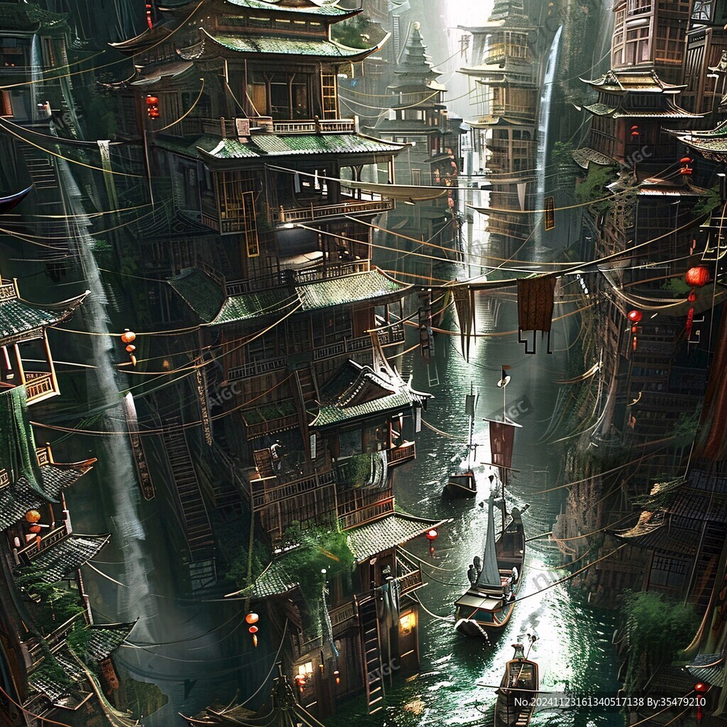 古风场景概念图
