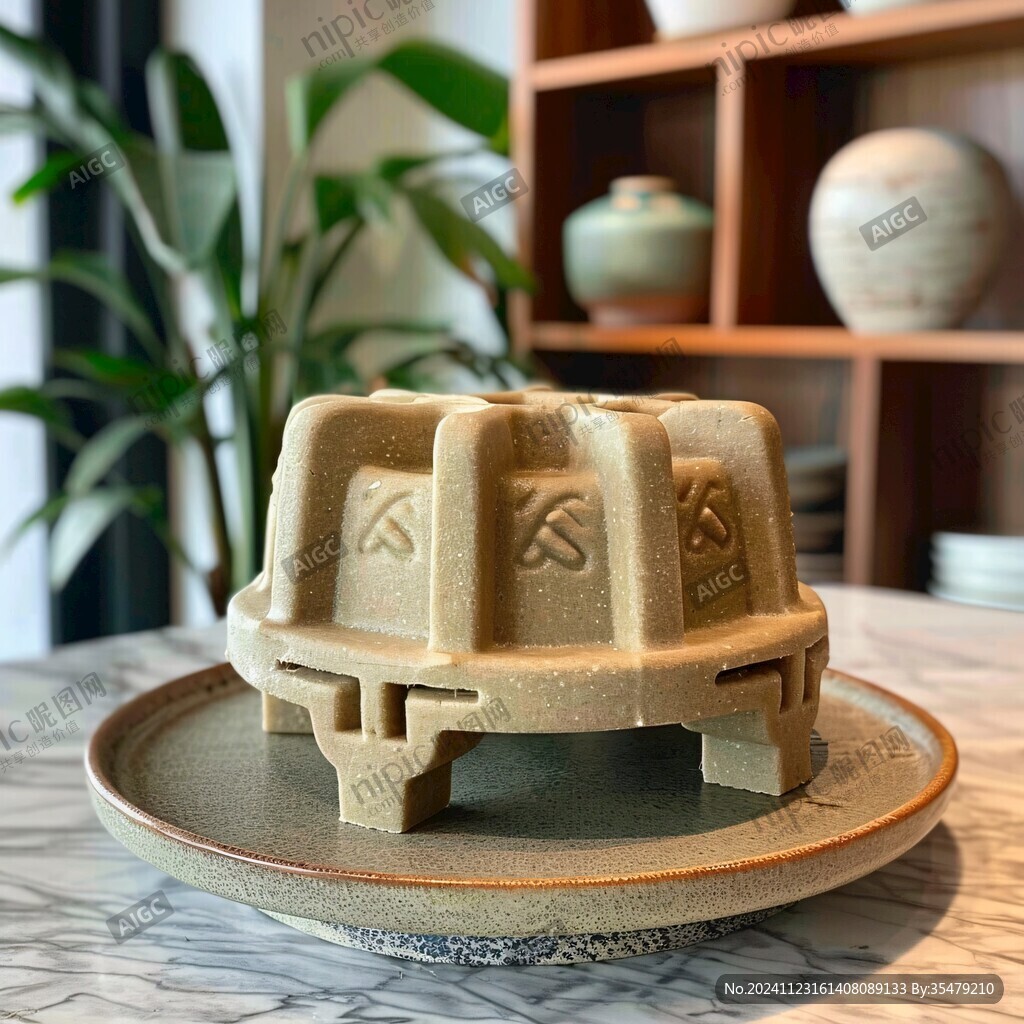 石磨茶托
