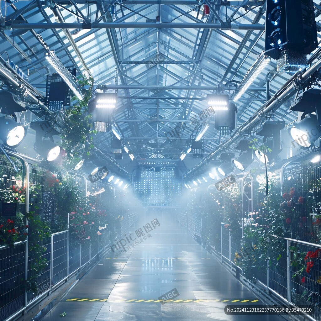 花棚内景