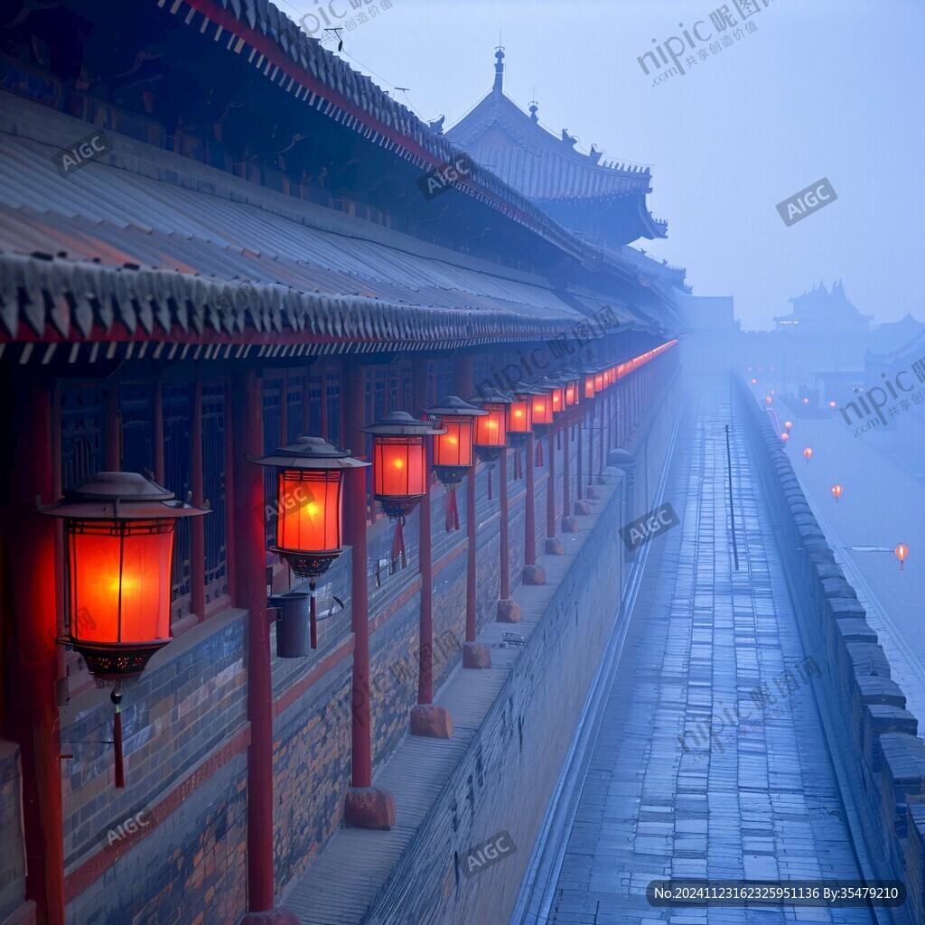 朦胧的楼阁