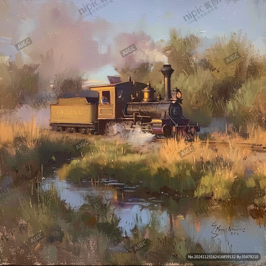风景厚涂