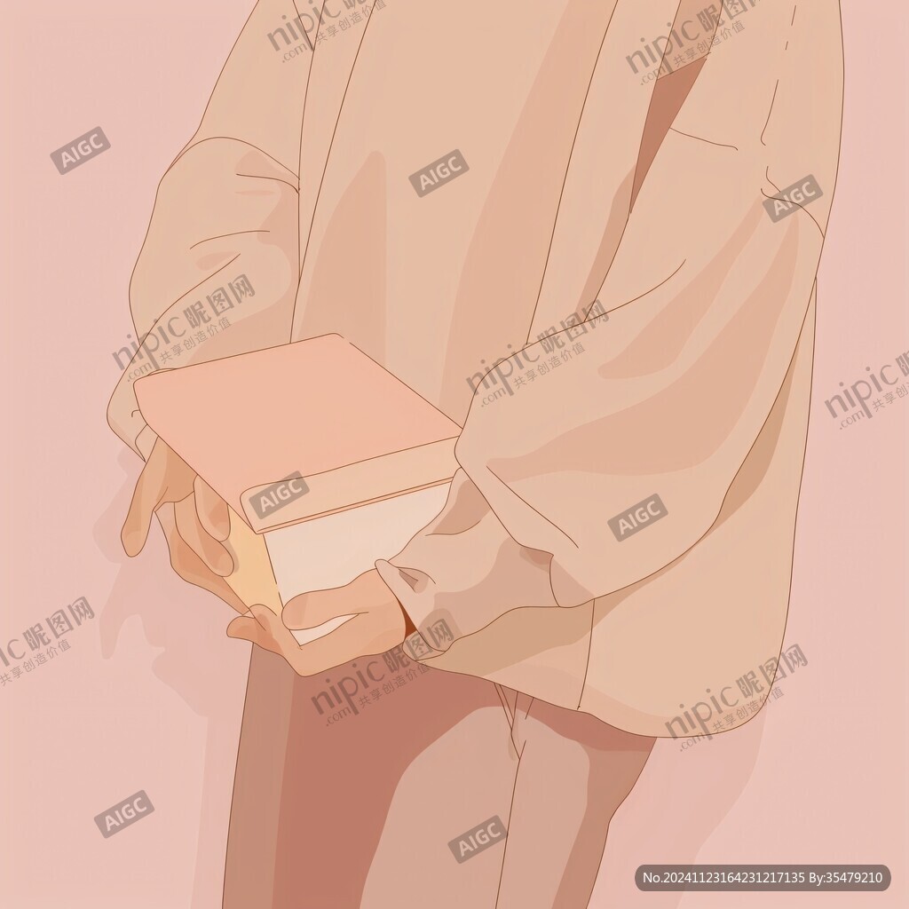 人物粉色治愈系唯美
