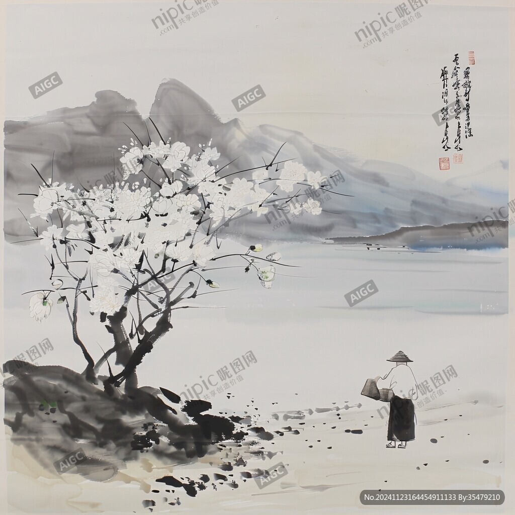 梨花节山水