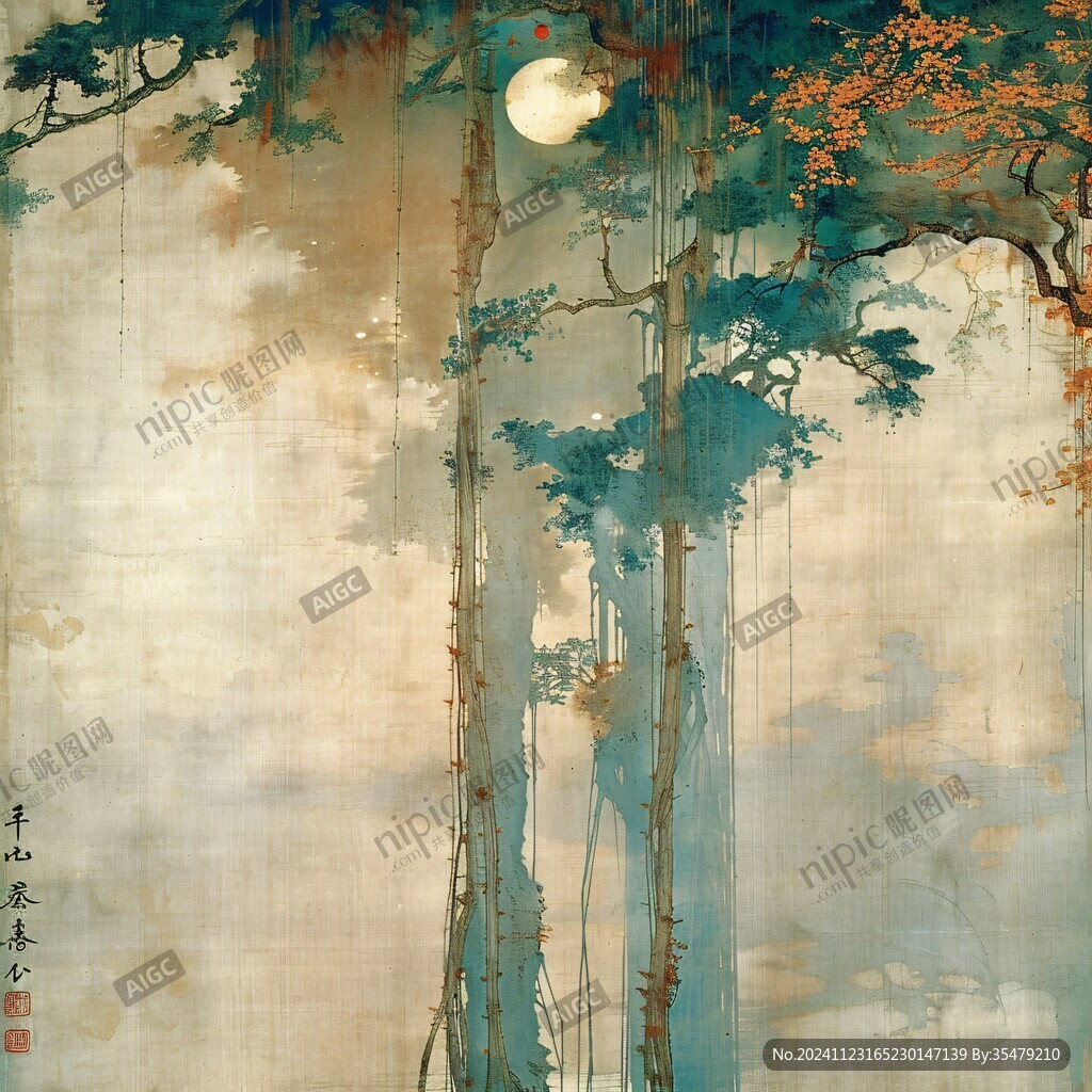 银烛秋光冷画屏