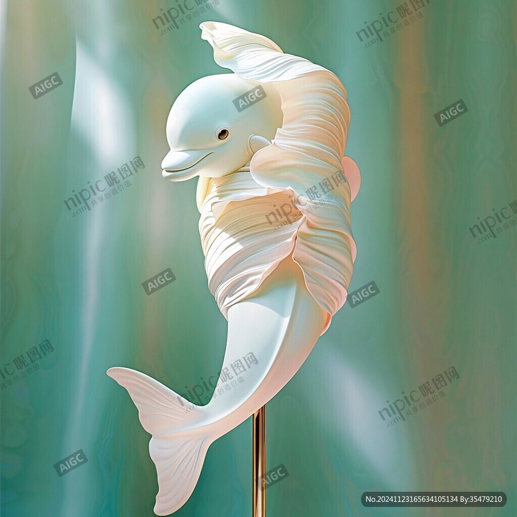 3d立体挂画海豚