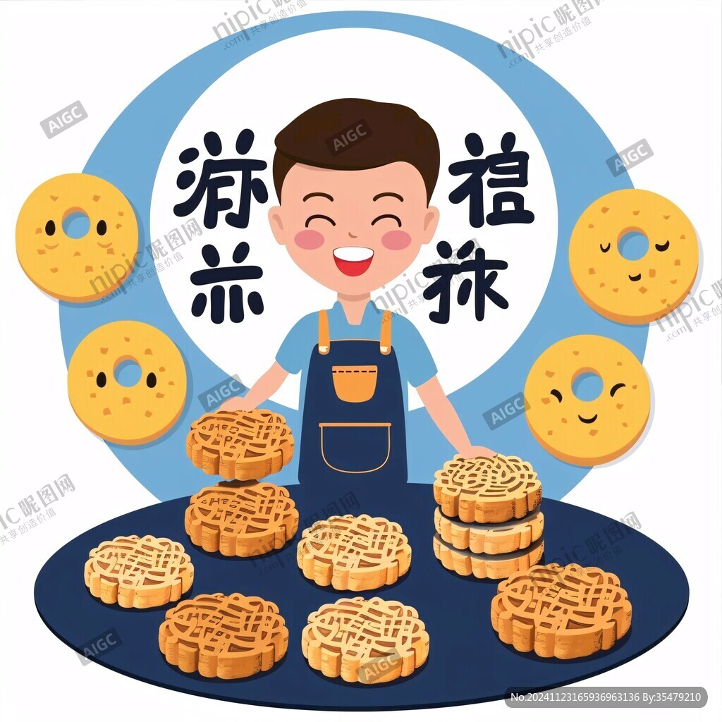 桃酥插画
