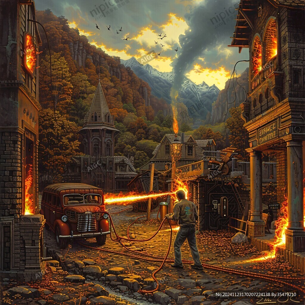 欧美小镇情景主题