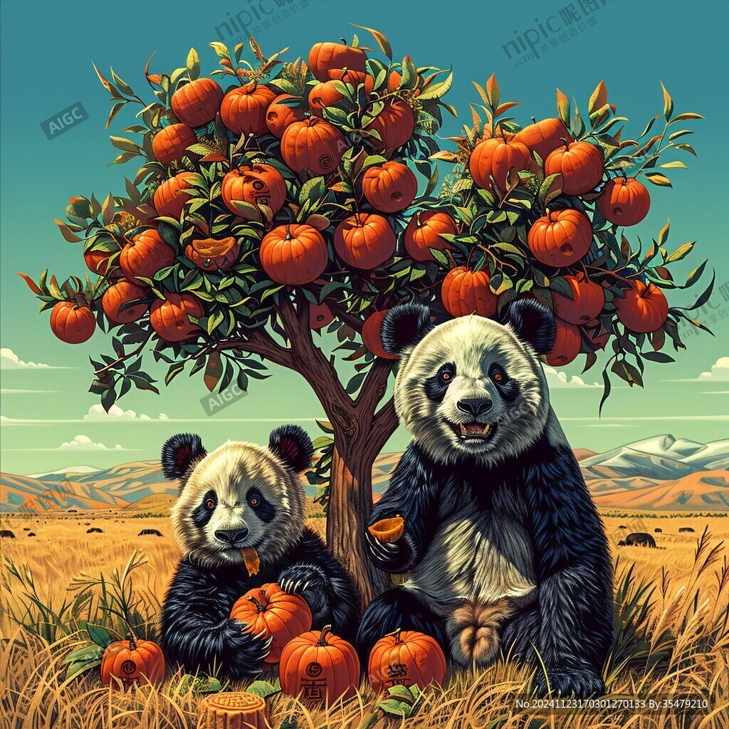 沃柑包装插画